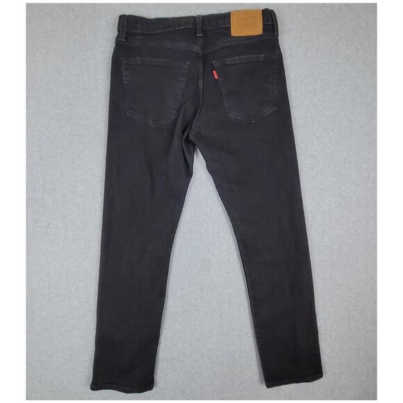 Levi's Men's Straight Jeans - Black - Picture 3 of 16